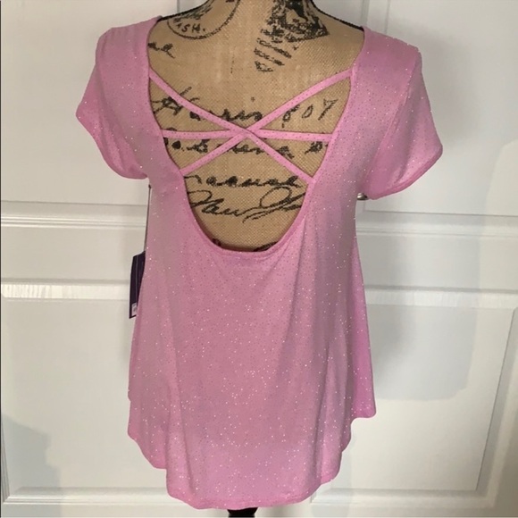 Jennifer Lopez Pink Relaxed Short Sleeve T-Shirt NWT - Picture 3 of 6